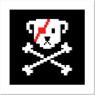 Pixel Pirate Dog Posters and Art